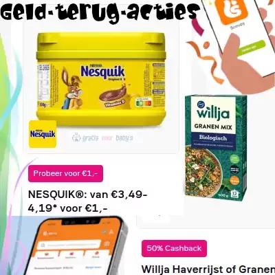 Klik HIER en vraag Geld-terug-acties en gratis boodschappen aan geld-terug-acties-gratis-boodschappen